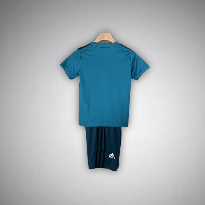 17/18 Real Madrid Third Kids Football Kit FS Kit