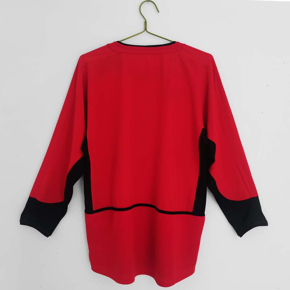 03 04 manchester united retro Shirt long sleeves