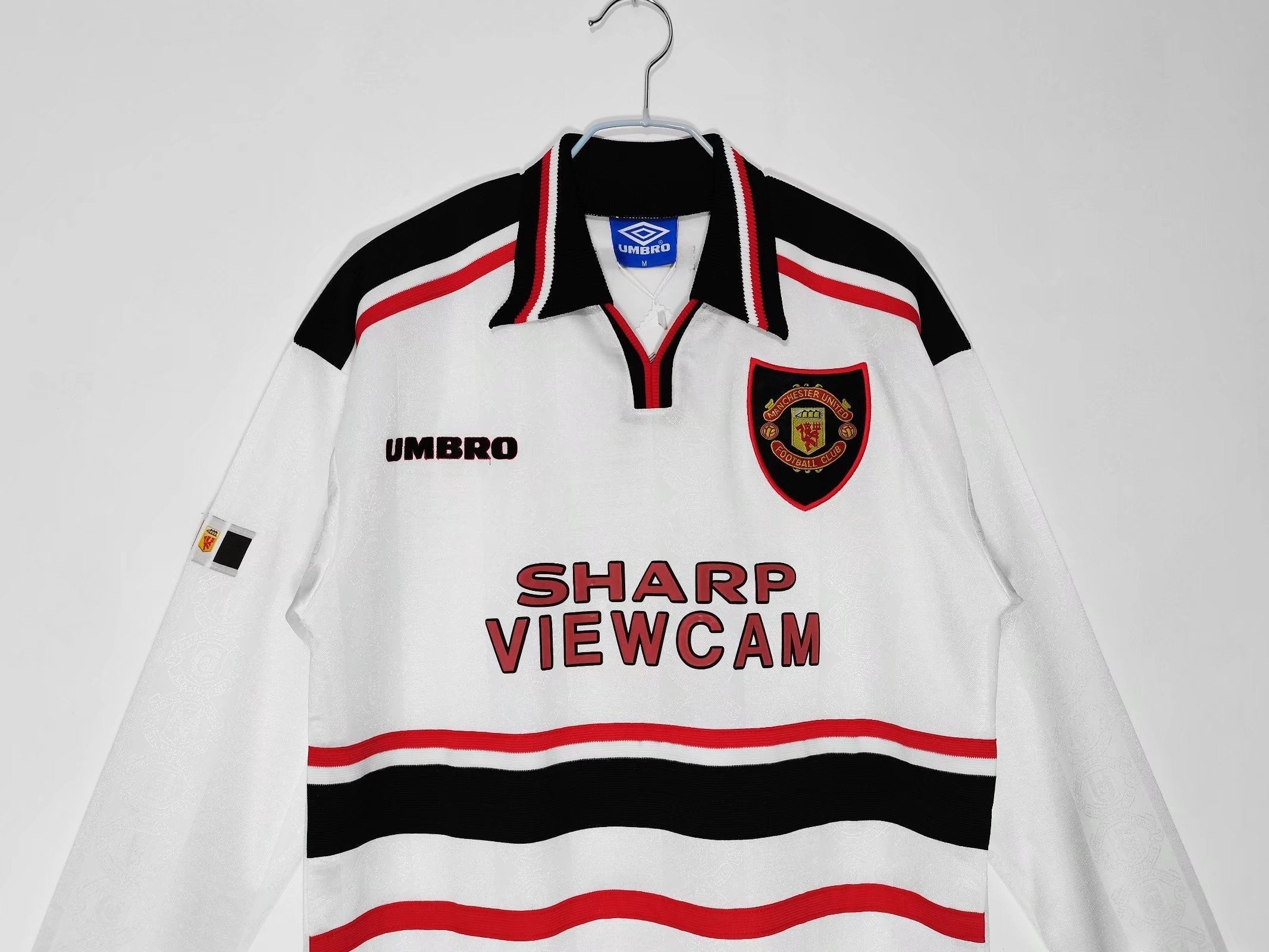 manchester united retro Shirt 1997 1998 long sleeve away