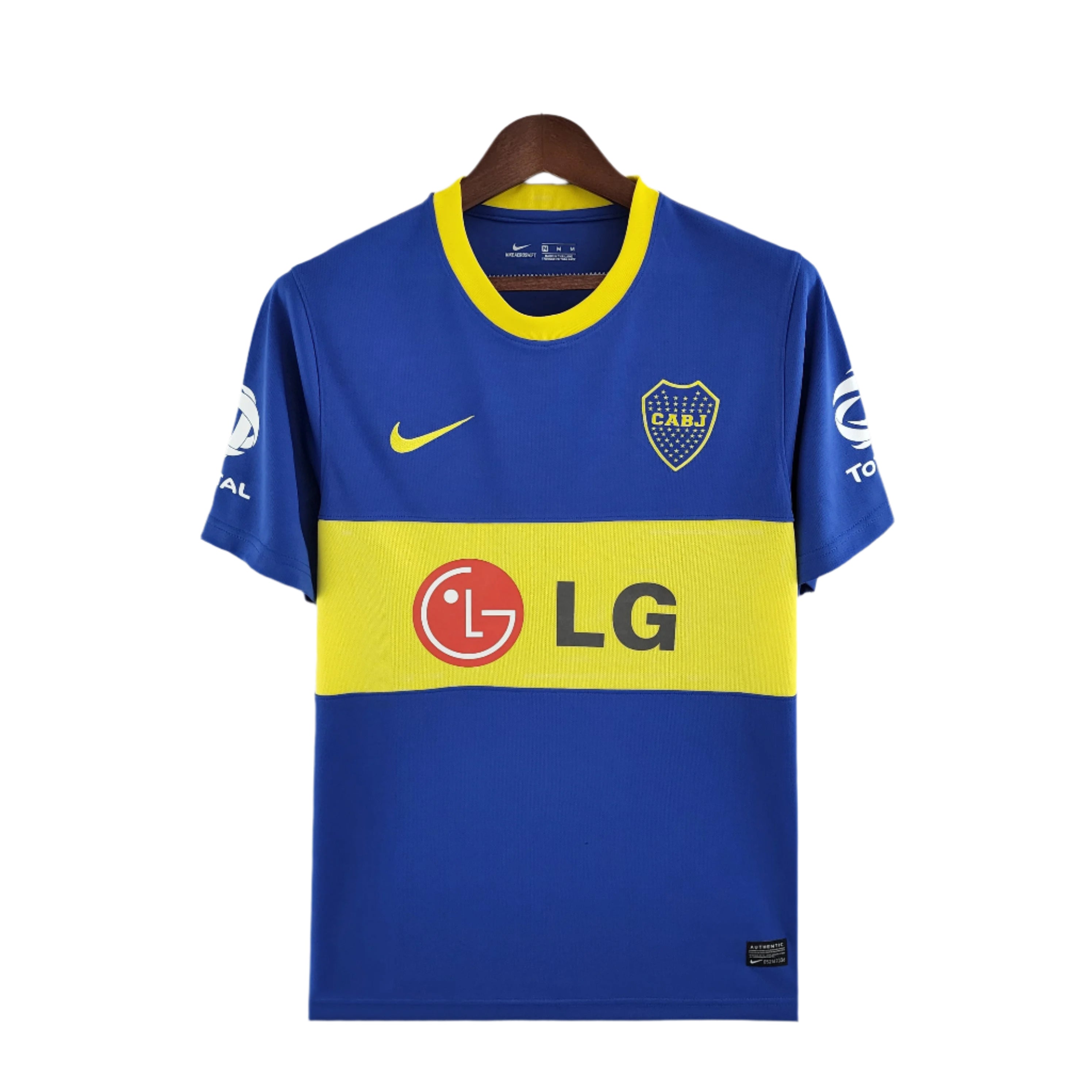 2010 11 boca juniors home retro shirt