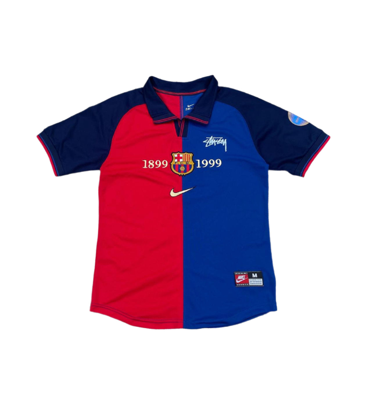 retro barcelona stussy shirt