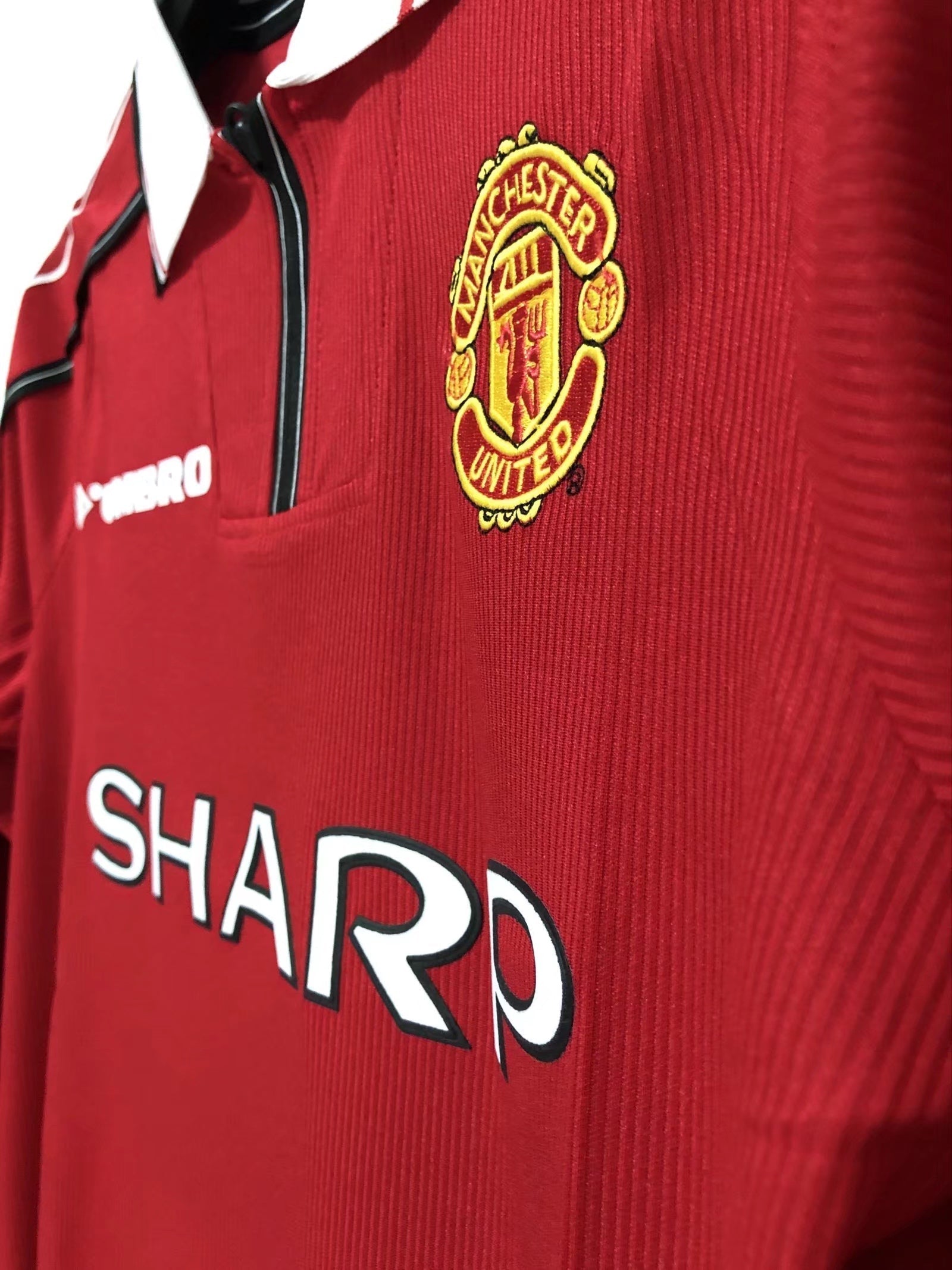 1998-1999 Manchester United Retro Shirt - Long Sleeve Home