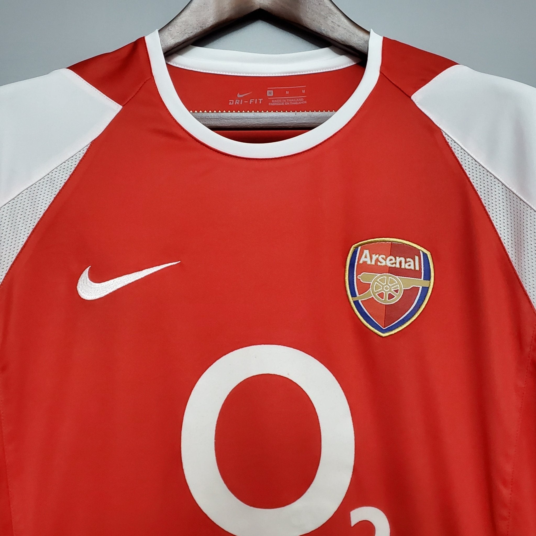 2002 2004 arsenal home retro shirt