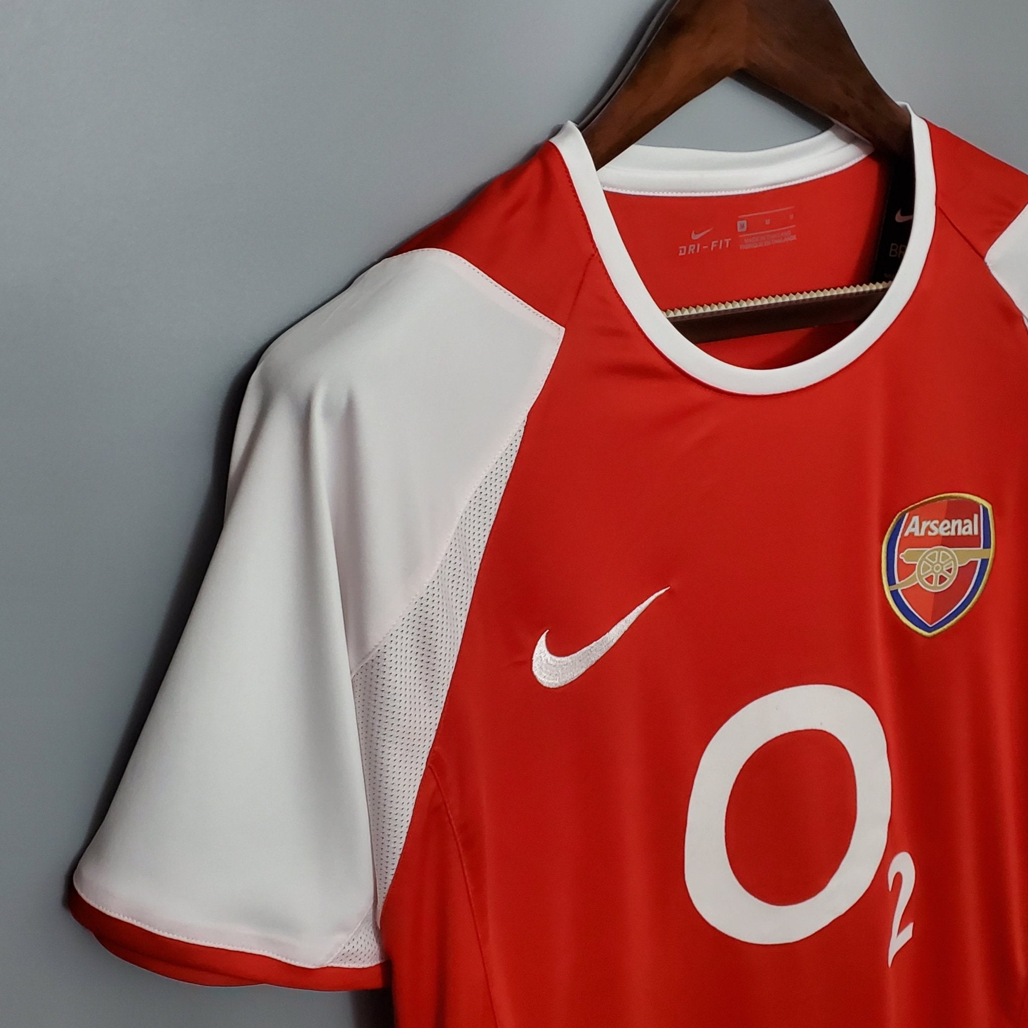 2002 2004 arsenal home retro shirt