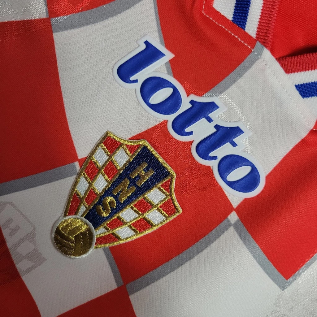 1998 Croatia Retro Shirt - Home